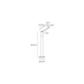 VK/04727/G/W/30 - Γκρι. 3000K. 5W. 226lm. DC 24V. LED Luminus MP-3030. 50.000hrs. 24°. Κίνηση φωτιστικού 90°. Dim Νο. -20°C→ 45°C. Εξωτερικό έδαφος. CRI>90. H28.9cm. Αλουμίνιο. IP65