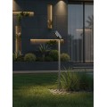 VK/04727/G/W/30/SPK - Γκρι. 3000K. 5W. 226lm. DC 24V. LED Luminus MP-3030. 50.000hrs. 24°. Κίνηση φωτιστικού 90°. Dim Νο. -20°C→ 45°C. Εξωτερικό έδαφος. CRI>90. H28.5cm. Αλουμίνιο (συμπεριλαμβάνεται ακίδα). IP65