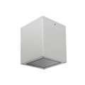 VK/01066/G - Σποτ οροφής, 240V, Ε27/Par30 ή A60, Max 20W (LED), IP54, 10.8x10.8x16cm, γκρι 