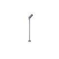 VK/04727/G/W/50 - Γκρι. 3000K. 5W. 226lm. DC 24V. LED Luminus MP-3030. 50.000hrs. 24°. Κίνηση φωτιστικού 90°. Dim Νο. -20°C→ 45°C. Εξωτερικό έδαφος. CRI>90. H48.9cm. Αλουμίνιο. IP65