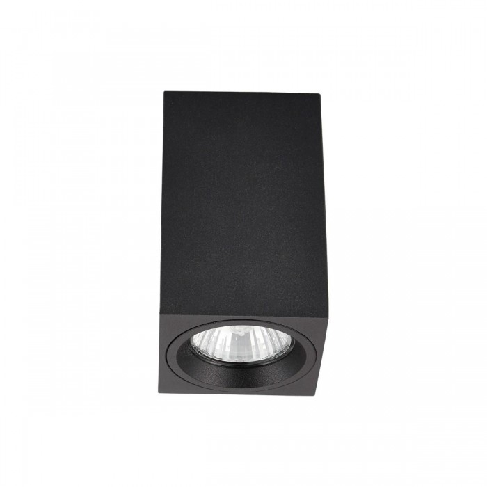 VK/03057/B - Φωτιστικό οροφής κύβος, 240V, GU10/PAR16, Max 12W (LED), IP20, 7x7x11.5cm, μαύρο VK/03057/B - Φωτιστικό οροφής κύβος, 240V, GU10/PAR16, Max 12W (LED), IP20, 7x7x11.5cm, μαύρο