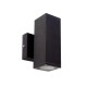 VK/01068/B -<p>Φωτιστικό τοίχου, Up/down. 240V, 2xGU10/PAR16, Max2x12W (LED), IP54, 6x6x16x11.2(depth)cm, μαύρο</p> VK/01068/B -<p>Φωτιστικό τοίχου, Up/down. 240V, 2xGU10/PAR16, Max2x12W (LED), IP54, 6x6x16x11.2(depth)cm, μαύρο</p>