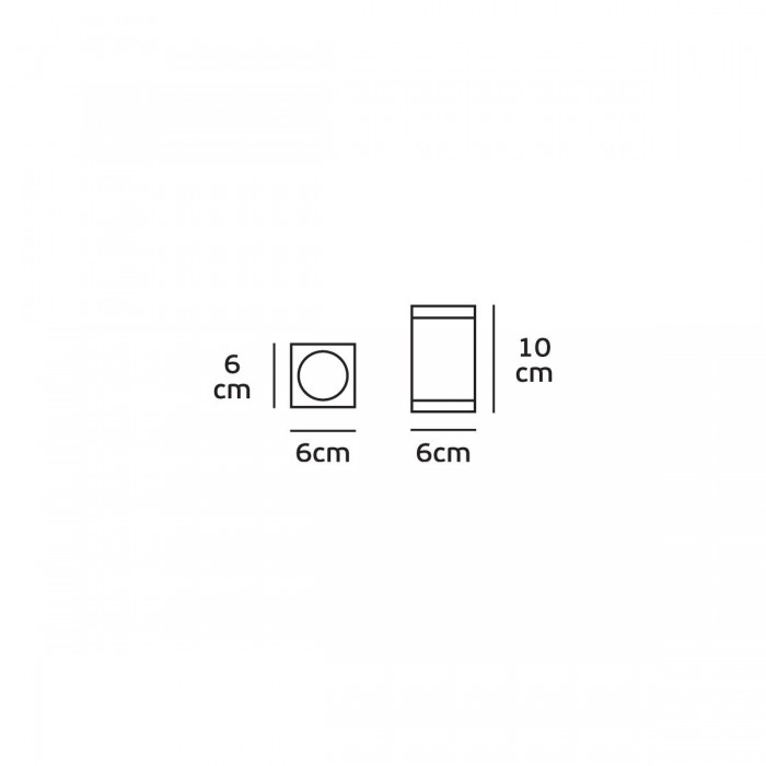 VK/01069/AN -<p>Σποτ οροφής, 240V, GU10/PAR16, Max 12W (LED), IP54, 6x6x10cm, ανθρακί</p> VK/01069/AN -<p>Σποτ οροφής, 240V, GU10/PAR16, Max 12W (LED), IP54, 6x6x10cm, ανθρακί</p>