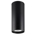  VK/03087CE/13/B - Φωτιστικό οροφής κύλινδρος, 240V, GU10/PAR16, Max 12W (LED), IP20, L13.5cm, μαύρο
