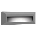 VK/02020/G/D - Φωτιστικό Led τοίχου, 220-240V, 2W, 6000K, 286lm, CRI>80, IP65, 23x8x2.7cm, γκρι 