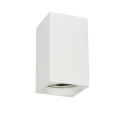 VK/03090CE/W - Φωτιστικό οροφής κύβος, 240V, GU10/PAR16, Max 12W (LED), IP20, 5.6x5.6x10cm, λευκό 