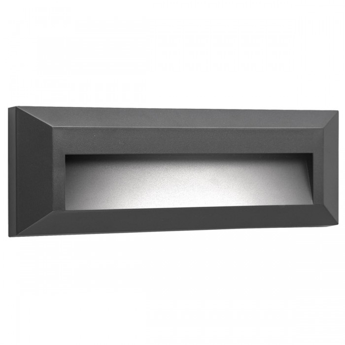 VK/02020/AN/W - Φωτιστικό Led τοίχου, 220-240V, 2W, 3000K, 292lm, CRI>80, IP65, 23x8x2.7cm, ανθρακί VK/02020/AN/W - Φωτιστικό Led τοίχου, 220-240V, 2W, 3000K, 292lm, CRI>80, IP65, 23x8x2.7cm, ανθρακί