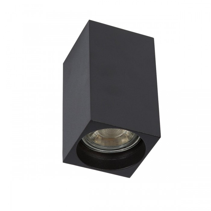 VK/03090CE/B - Φωτιστικό οροφής κύβος, 240V, GU10/PAR16, Max 12W (LED), IP20, 5.6x5.6x10cm, μαύρο VK/03090CE/B - Φωτιστικό οροφής κύβος, 240V, GU10/PAR16, Max 12W (LED), IP20, 5.6x5.6x10cm, μαύρο