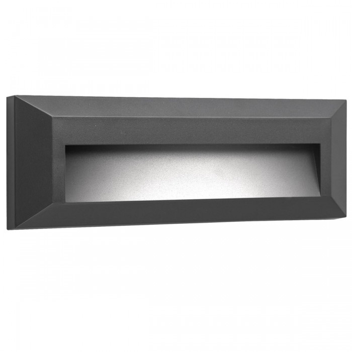 VK/02020/AN/D - Φωτιστικό Led τοίχου, 220-240V, 2W, 6000K, 286lm, CRI>80, IP65, 23x8x2.7cm, ανθρακί VK/02020/AN/D - Φωτιστικό Led τοίχου, 220-240V, 2W, 6000K, 286lm, CRI>80, IP65, 23x8x2.7cm, ανθρακί