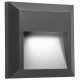 VK/02022/AN/W -<p>Φωτιστικό Led τοίχου τετράγωνο, 220-240V, 1W, 3000K, 144lm, CRI>80, IP65, 12.5x12.5x2.7cm, ανθρακί</p> VK/02022/AN/W -<p>Φωτιστικό Led τοίχου τετράγωνο, 220-240V, 1W, 3000K, 144lm, CRI>80, IP65, 12.5x12.5x2.7cm, ανθρακί</p>