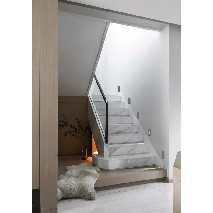 VK/02248/B/W - FUNE Φωτιστικό Led τοίχου χωνευτό, 220-240V. 3000K. 3W. 268lm. CRI>80. IP65, 5x10.5cm, μαύρο VK/02248/B/W - FUNE Φωτιστικό Led τοίχου χωνευτό, 220-240V. 3000K. 3W. 268lm. CRI>80. IP65, 5x10.5cm, μαύρο