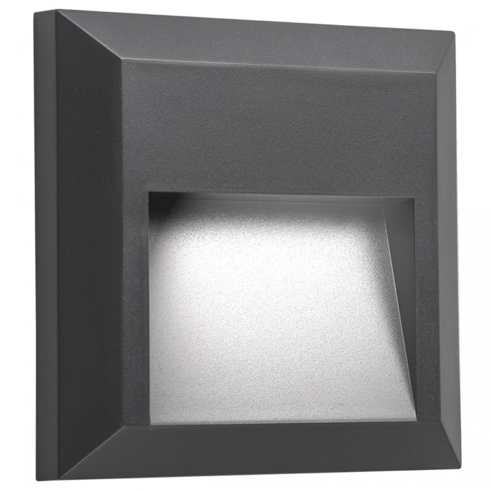 VK/02022/AN/D -<p>Φωτιστικό Led τοίχου τετράγωνο, 220-240V, 1W, 6000K, 154lm, CRI>80, IP65, 12.5x12.5x2.7cm, ανθρακί</p> VK/02022/AN/D -<p>Φωτιστικό Led τοίχου τετράγωνο, 220-240V, 1W, 6000K, 154lm, CRI>80, IP65, 12.5x12.5x2.7cm, ανθρακί</p>