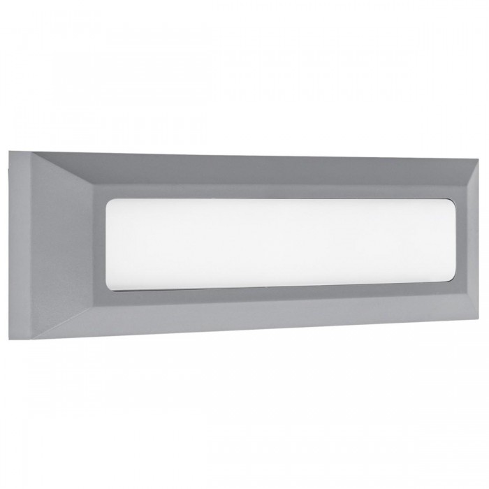 VK/02024/G/W - Φωτιστικό Led τοίχου, 220-240V, 3W, 3000K, 404lm, 120°, CRI>80, IP65, 23x8x2.7cm, γκρι VK/02024/G/W - Φωτιστικό Led τοίχου, 220-240V, 3W, 3000K, 404lm, 120°, CRI>80, IP65, 23x8x2.7cm, γκρι