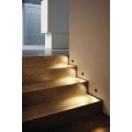 VK/04585/B/W - Φωτιστικό σκαλοπατιών Led. 3000K. 1W. 90lm. CRI>80. IP20, μαύρο