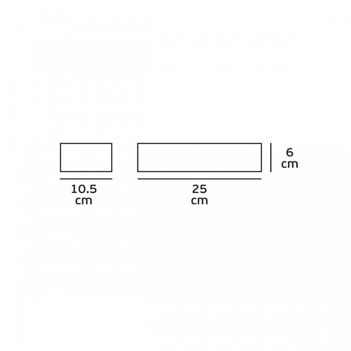 VK/04133WA/B/W - Φωτιστικό τοίχου LED, 220-240V, 6W, 3000K, 685lm, CRI>80, IP20, 25x6cm, μαύρο VK/04133WA/B/W - Φωτιστικό τοίχου LED, 220-240V, 6W, 3000K, 685lm, CRI>80, IP20, 25x6cm, μαύρο
