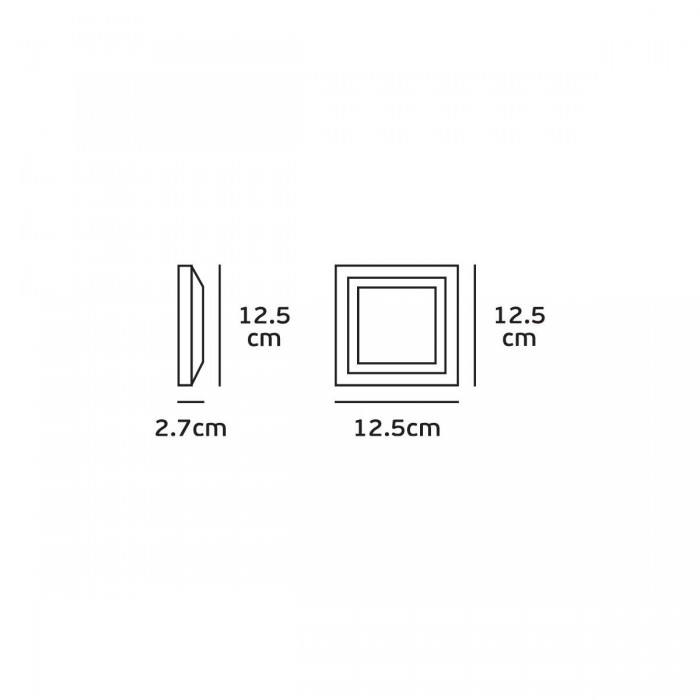 VK/02025/G/W -<p>Φωτιστικό Led τοίχου, 220-240V, 3W, 3000K, 393lm, 120°, CRI>80, IP65, 12.5x12.5x2.7cm, γκρι</p> VK/02025/G/W -<p>Φωτιστικό Led τοίχου, 220-240V, 3W, 3000K, 393lm, 120°, CRI>80, IP65, 12.5x12.5x2.7cm, γκρι</p>