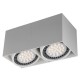 VK/03107CE/2/W - Σποτ οροφής, 2 κύβοι, 240V, 2xGU10/ES111, Max 2x20W (LED), 26.4x13.2x12cm, IP20, κινητό, λευκό ματ