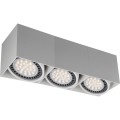VK/03107CE/3/W - Σποτ οροφής, 3 κύβοι, 240V, 3xGU10/ES111, Max 3x20W (LED), 39.6x13.2x12cm, IP20, κινητό, λευκό ματ