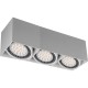 VK/03107CE/3/W - Σποτ οροφής, 3 κύβοι, 240V, 3xGU10/ES111, Max 3x20W (LED), 39.6x13.2x12cm, IP20, κινητό, λευκό ματ