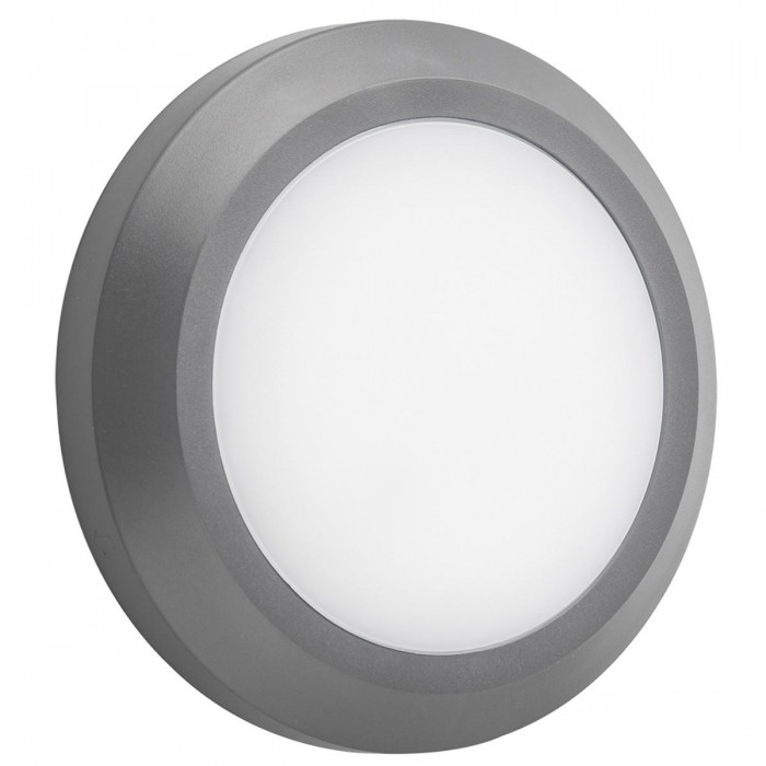 VK/02026/G/W -<p>Φωτιστικό Led τοίχου, 220-240V, 3W, 3000K, 392lm, 120°, CRI>80, IP65, ø15x2.7cm, γκρι</p> VK/02026/G/W -<p>Φωτιστικό Led τοίχου, 220-240V, 3W, 3000K, 392lm, 120°, CRI>80, IP65, ø15x2.7cm, γκρι</p>