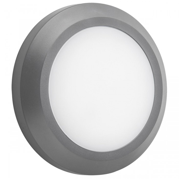 VK/02026/G/D -<p>Φωτιστικό Led τοίχου, 220-240V, 3W, 6000K, 392lm, 120°, CRI>80, IP65, ø15x2.7cm, γκρι</p> VK/02026/G/D -<p>Φωτιστικό Led τοίχου, 220-240V, 3W, 6000K, 392lm, 120°, CRI>80, IP65, ø15x2.7cm, γκρι</p>