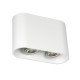 VK/03108CE/W - Φωτιστικό οροφής, 240V, 2xGU10/PAR16, Max 2x12W (LED), IP20, 16x11cm, κινητό, λευκό 