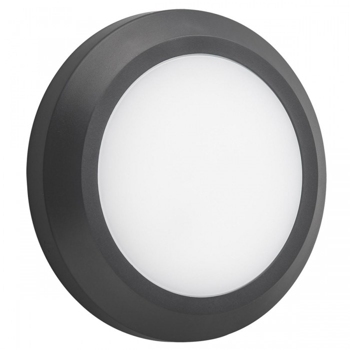 VK/02026/AN/W -<p>Φωτιστικό Led τοίχου, 220-240V, 3W, 3000K, 392lm, 120°, CRI>80, IP65, ø15x2.7cm, ανθρακί</p> VK/02026/AN/W -<p>Φωτιστικό Led τοίχου, 220-240V, 3W, 3000K, 392lm, 120°, CRI>80, IP65, ø15x2.7cm, ανθρακί</p>