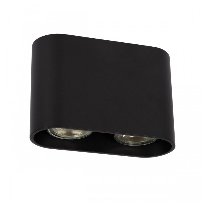VK/03108CE/B - Φωτιστικό οροφής, 240V, 2xGU10/PAR16, Max 2x12W (LED), IP20, 16x11cm, κινητό, μαύρο VK/03108CE/B - Φωτιστικό οροφής, 240V, 2xGU10/PAR16, Max 2x12W (LED), IP20, 16x11cm, κινητό, μαύρο