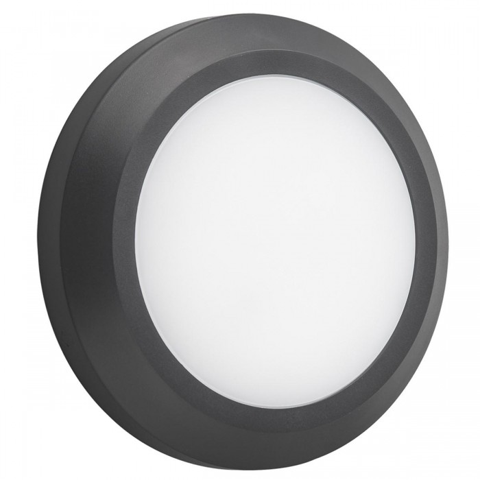 VK/02026/AN/D -<p>Φωτιστικό Led τοίχου, 220-240V, 3W, 6000K, 392lm, 120°, CRI>80, IP65, ø15x2.7cm, ανθρακί</p> VK/02026/AN/D -<p>Φωτιστικό Led τοίχου, 220-240V, 3W, 6000K, 392lm, 120°, CRI>80, IP65, ø15x2.7cm, ανθρακί</p>
