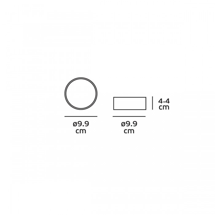 VK/03110CE/W - Φωτιστικό οροφής στρογγυλό, 240V, GX53, Max 7W (LED), IP20, ø9.9x4.4cm, λευκό VK/03110CE/W - Φωτιστικό οροφής στρογγυλό, 240V, GX53, Max 7W (LED), IP20, ø9.9x4.4cm, λευκό