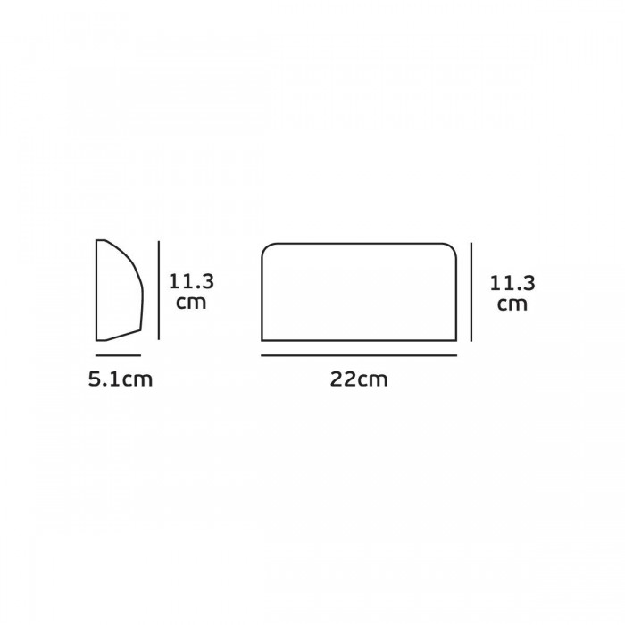 VK/02027/G/W -<p>Φωτιστικό Led τοίχου, 220-240V, 5W, 3000K, 586lm, CRI>80, IP65, 22x11.3x5.1, γκρι</p> VK/02027/G/W -<p>Φωτιστικό Led τοίχου, 220-240V, 5W, 3000K, 586lm, CRI>80, IP65, 22x11.3x5.1, γκρι</p>