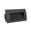  VK/04139/AN/W - Φωτιστικό Led τοίχου, 220-240V, 3W, 3000K, 325lm, CRI>80, IP54, 14x7.1cm, ανθρακί