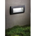  VK/04139/AN/W - Φωτιστικό Led τοίχου, 220-240V, 3W, 3000K, 325lm, CRI>80, IP54, 14x7.1cm, ανθρακί