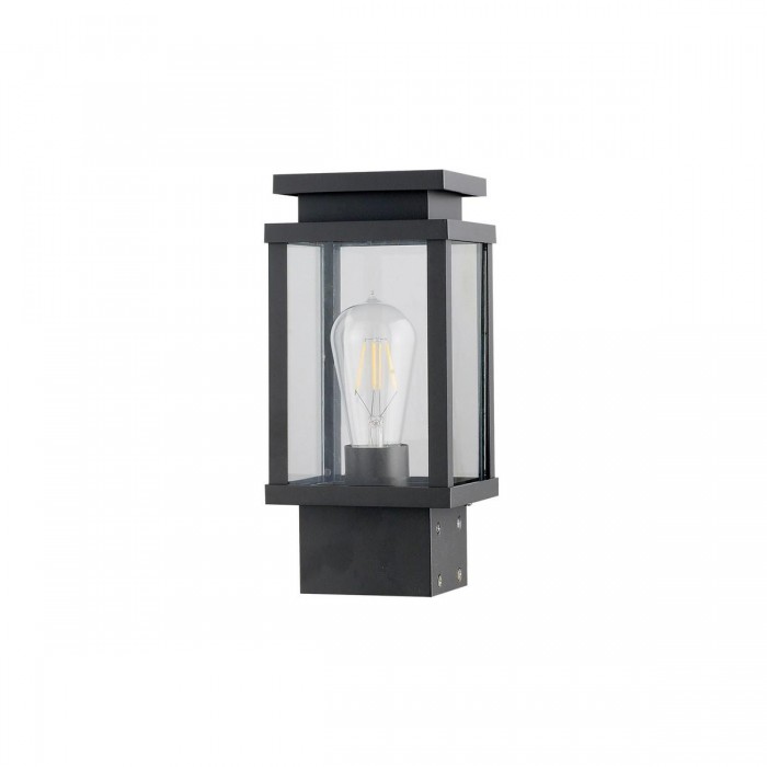 VK/03066/28/B - Φωτιστικό φανάρι δαπέδου, 240V, Ε27, Max 20W (LED), IP33, 12.7x12.7x27.9cm, μαύρο VK/03066/28/B - Φωτιστικό φανάρι δαπέδου, 240V, Ε27, Max 20W (LED), IP33, 12.7x12.7x27.9cm, μαύρο