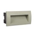 VK/04139/G/W - Φωτιστικό Led τοίχου, 220-240V, 4W, 3000K, 356lm, CRI>80, IP54, 14x7.1cm, γκρι