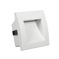 VK/04138/W/W - Φωτιστικό Led τοίχου, 220-240V, 4W, 3000K, 343lm, CRI>80, IP54, 8.9x8.9cm, λευκό