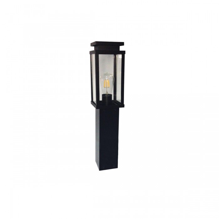 VK/03066/60/B - Φωτιστικό φανάρι δαπέδου, 240V, Ε27, Max 20W (LED), IP33, 12.7x12.7x60cm, μαύρο VK/03066/60/B - Φωτιστικό φανάρι δαπέδου, 240V, Ε27, Max 20W (LED), IP33, 12.7x12.7x60cm, μαύρο