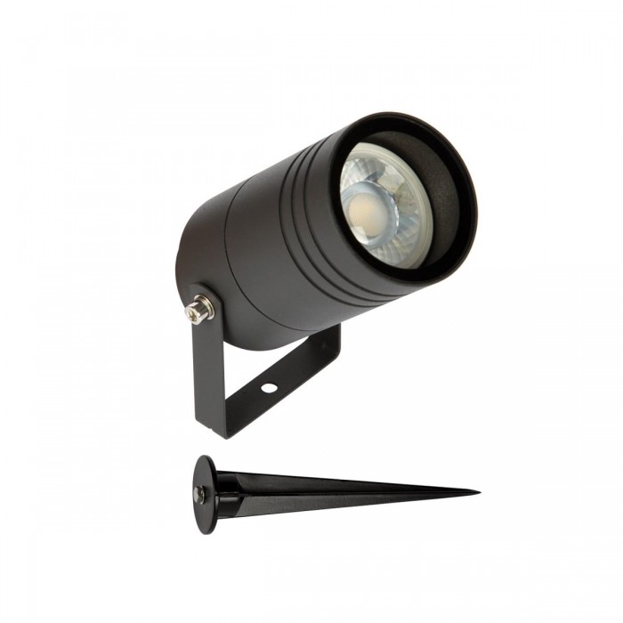 VK/02130/AN - Φωτιστικό κήπου, 240V, GU10/PAR16, max 12W (LED), IP54, ø6x14.5cm, ανθρακί VK/02130/AN - Φωτιστικό κήπου, 240V, GU10/PAR16, max 12W (LED), IP54, ø6x14.5cm, ανθρακί