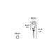 VK/02130/AN - Φωτιστικό κήπου, 240V, GU10/PAR16, max 12W (LED), IP54, ø6x14.5cm, ανθρακί VK/02130/AN - Φωτιστικό κήπου, 240V, GU10/PAR16, max 12W (LED), IP54, ø6x14.5cm, ανθρακί