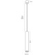 VK/03087/PE/50/W - Φωτιστικό κρεμαστό, λευκό. GU10. Max. 12W. (LED). IP20