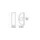 VK/02041/AN/W - Φωτιστικό Led τοίχου, 230V, 6W, 3000K, 254lm, CRI>80, IP54, 22.2x6.2x9.2cm, ανθρακί VK/02041/AN/W - Φωτιστικό Led τοίχου, 230V, 6W, 3000K, 254lm, CRI>80, IP54, 22.2x6.2x9.2cm, ανθρακί