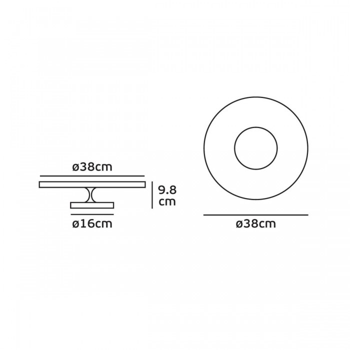 VK/02078/G/W - Φωτιστικό Led οροφής, 200-240V, 18W, 3000K, 927lm, 160°, CRI>81, IP54, ø38x9.8cm, γκρι VK/02078/G/W - Φωτιστικό Led οροφής, 200-240V, 18W, 3000K, 927lm, 160°, CRI>81, IP54, ø38x9.8cm, γκρι
