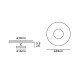 VK/02078/G/W - Φωτιστικό Led οροφής, 200-240V, 18W, 3000K, 927lm, 160°, CRI>81, IP54, ø38x9.8cm, γκρι VK/02078/G/W - Φωτιστικό Led οροφής, 200-240V, 18W, 3000K, 927lm, 160°, CRI>81, IP54, ø38x9.8cm, γκρι