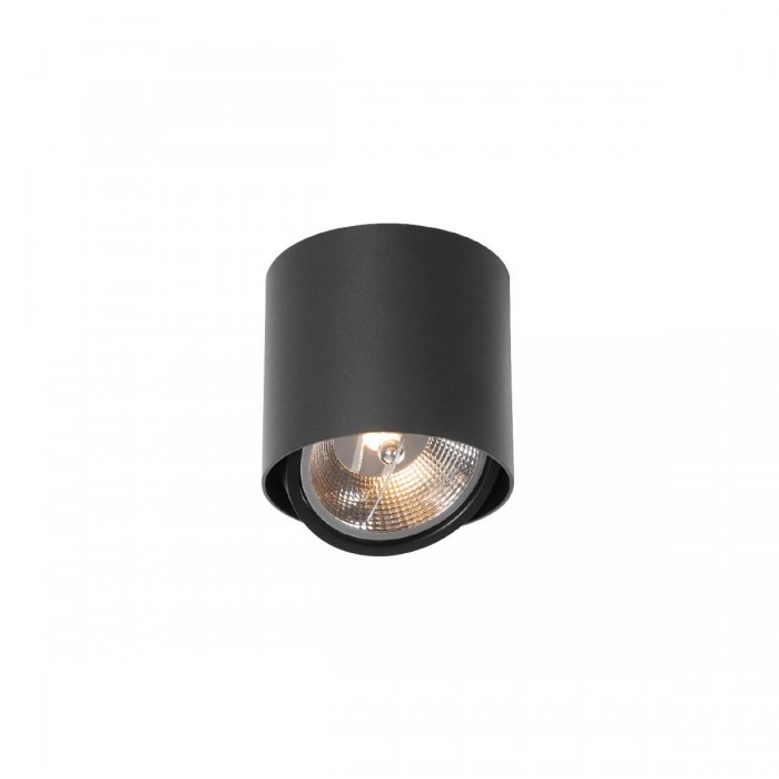 VK/03309/CE/B - Φωτιστικό οροφής. GU10/R111, Max. 20W (LED), IP20, ø13.2x12cm, κινητό, μαύρο VK/03309/CE/B - Φωτιστικό οροφής. GU10/R111, Max. 20W (LED), IP20, ø13.2x12cm, κινητό, μαύρο