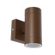 VK/01057/BR - Φωτιστικό τοίχου, Up/down. 240V, 2xGU10/PAR16, Max2x12W (LED), IP54, ø6.5x14.5x11.5cm, καφέ σκουριάς VK/01057/BR - Φωτιστικό τοίχου, Up/down. 240V, 2xGU10/PAR16, Max2x12W (LED), IP54, ø6.5x14.5x11.5cm, καφέ σκουριάς