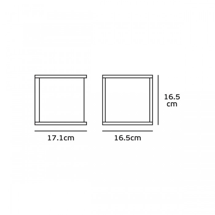 VK/01080/AN - Φωτιστικό τοίχου, 240V, Ε27/A60, Max 20W (LED), IP54, 16.5x16.5x17.1cm, ανθρακί VK/01080/AN - Φωτιστικό τοίχου, 240V, Ε27/A60, Max 20W (LED), IP54, 16.5x16.5x17.1cm, ανθρακί