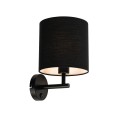VK/03312/WA/BB - Φωτιστικό τοίχου. E27. Max. 20W (LED). IP20, μαύρο
