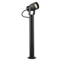 VK/02042/AN/P/W - Φωτιστικό Led κήπου, 220-240V, 6W, 3000K, 300lm, IP65, ø9.5x11.4x60cm, ανθρακί