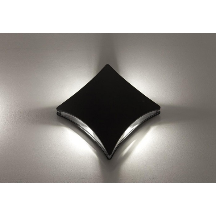 VK/02043/AN/W - Φωτιστικό Led τοίχου, 220-240V, 4W, 3000K, 478lm, 4x29°, CRI>80, IP54, 20.5x20.5x7.5cm, ανθρακί VK/02043/AN/W - Φωτιστικό Led τοίχου, 220-240V, 4W, 3000K, 478lm, 4x29°, CRI>80, IP54, 20.5x20.5x7.5cm, ανθρακί