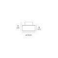 VK/03353/CE/W - Λευκό. 3xG9. Max. 3x8W. (LED). ø13x9cm. AC220-240V. Οροφής. -20°C → 40°C. Σίδερο + αλουμίνιο + ακρυλικό. IP20 VK/03353/CE/W - Λευκό. 3xG9. Max. 3x8W. (LED). ø13x9cm. AC220-240V. Οροφής. -20°C → 40°C. Σίδερο + αλουμίνιο + ακρυλικό. IP20